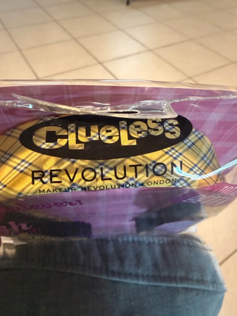 Clueless x Revolution Yellow Plaid Hair Accessory Set - Picture 2 of 6